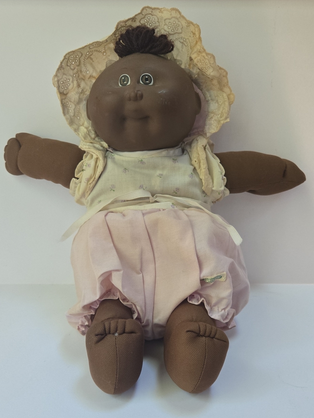 Vintage 1982 Cabbage Patch Kids African Brown Baby Doll